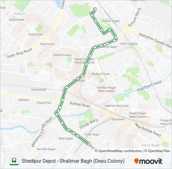 D-093 Bus Line Map