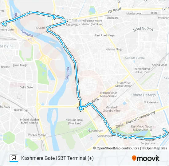 YMS (+) Bus Line Map