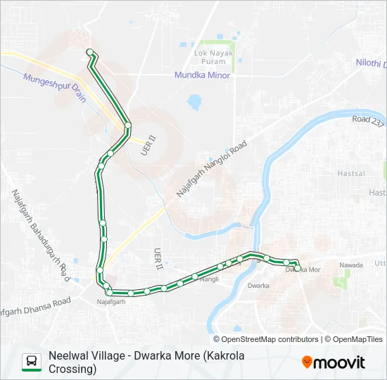 809 Bus Line Map