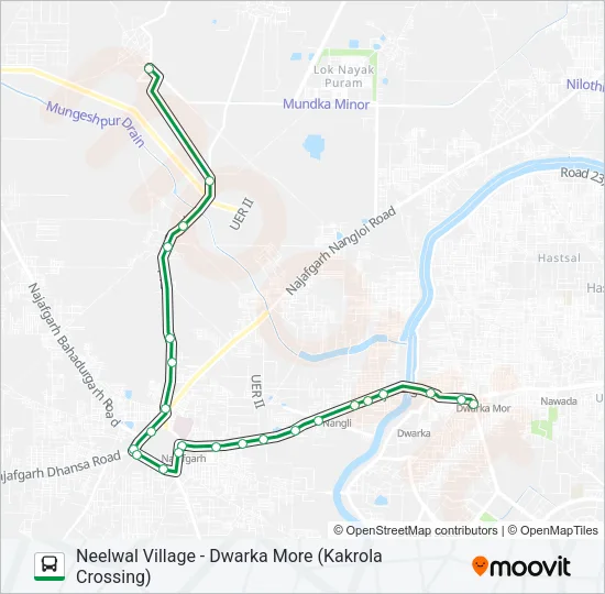 809 Bus Line Map