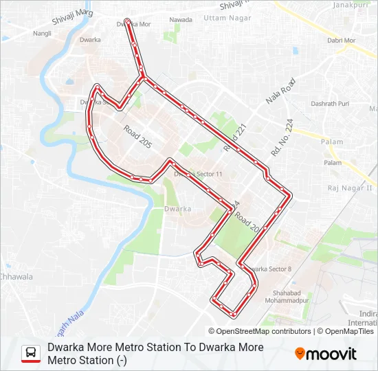 DCS (-) Bus Line Map