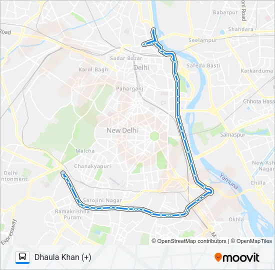 TMS (+) Bus Line Map