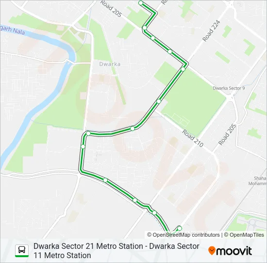 D-099 Bus Line Map