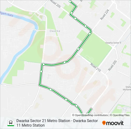 D-099 Bus Line Map