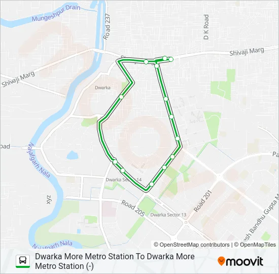 D-129 (-) Bus Line Map