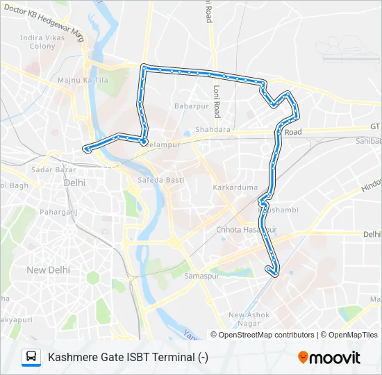 YMS (-) Bus Line Map