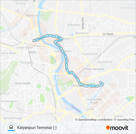 YMS (-) Bus Line Map