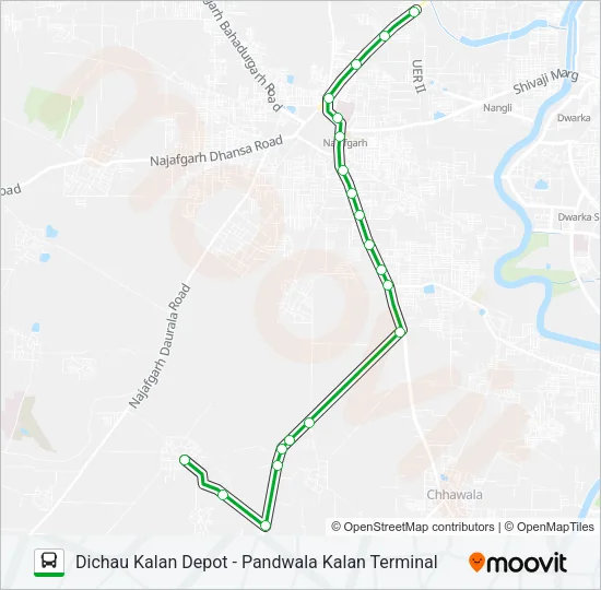 D-123 Bus Line Map