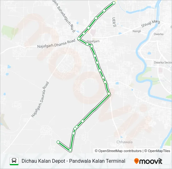D-123 Bus Line Map