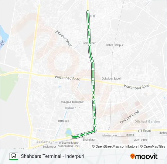 D-273 Bus Line Map