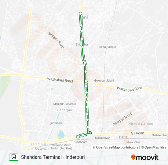 D-273 Bus Line Map