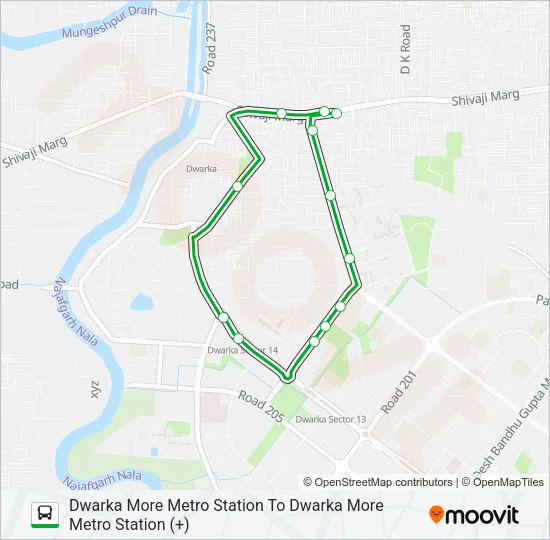 D-129 (+) Bus Line Map