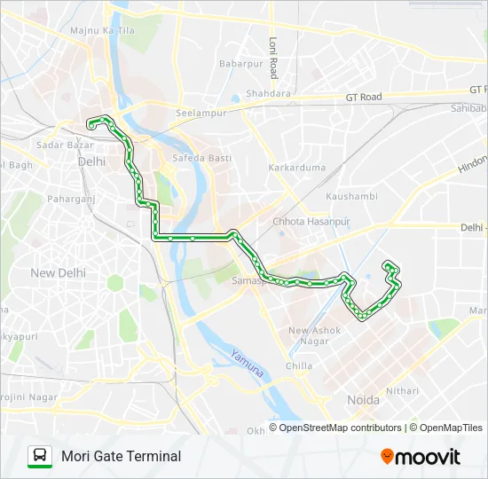 D-118 Bus Line Map