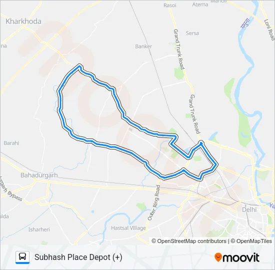 GMS (+) Bus Line Map