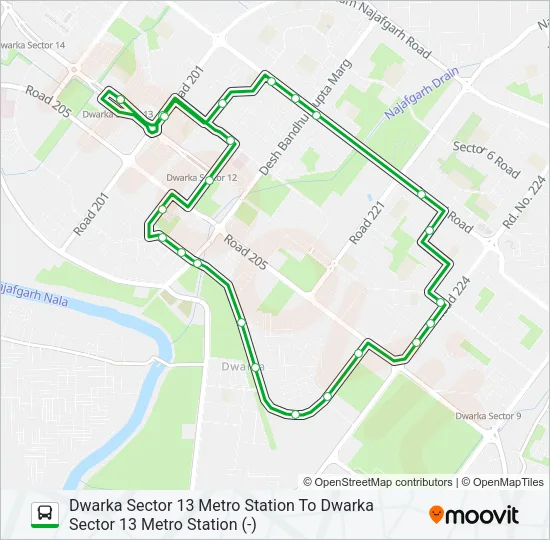 D-131 (-) Bus Line Map