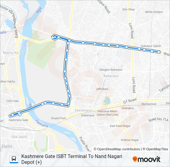 YMS (+) Bus Line Map