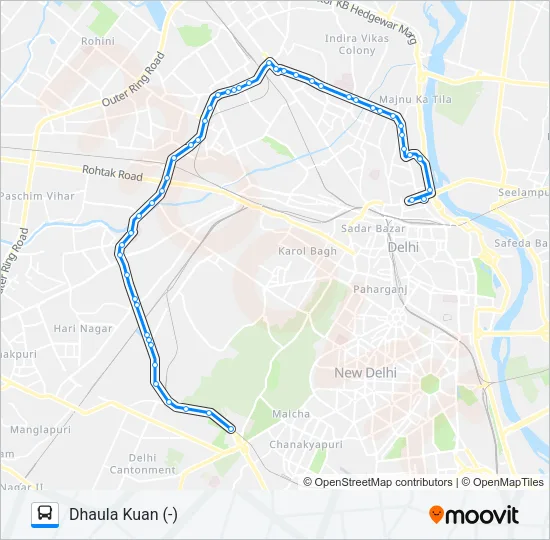 TMS (-) Bus Line Map