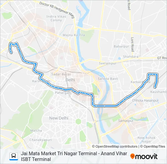 39A Bus Line Map