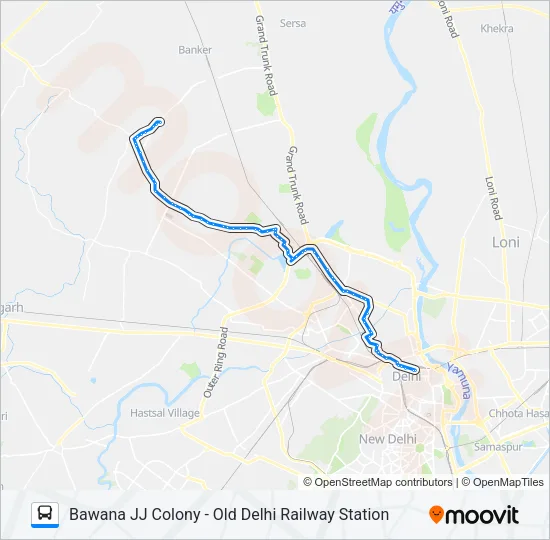 116 Bus Line Map
