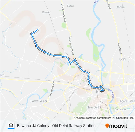 116 Bus Line Map