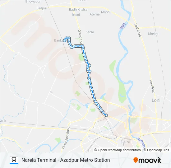120 Bus Line Map