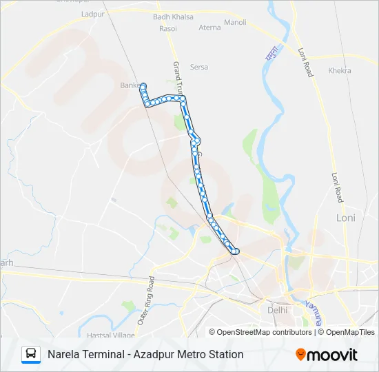 120 Bus Line Map