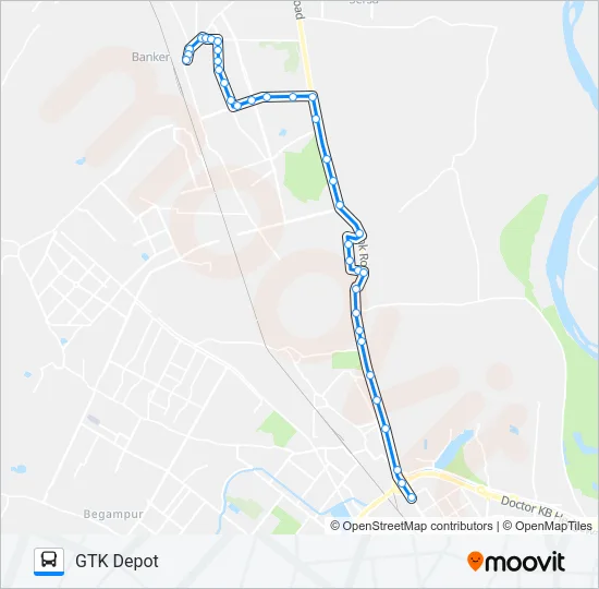 120 Bus Line Map