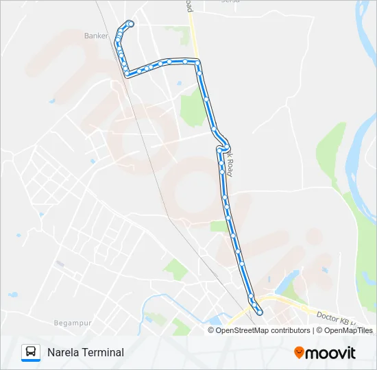 120 Bus Line Map