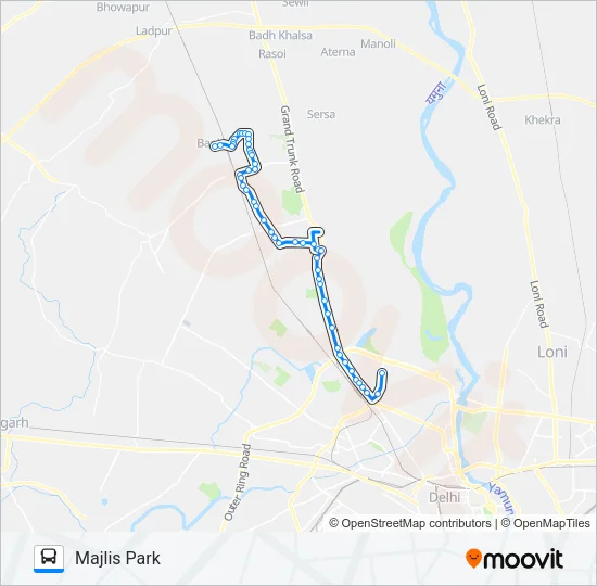 109 Bus Line Map