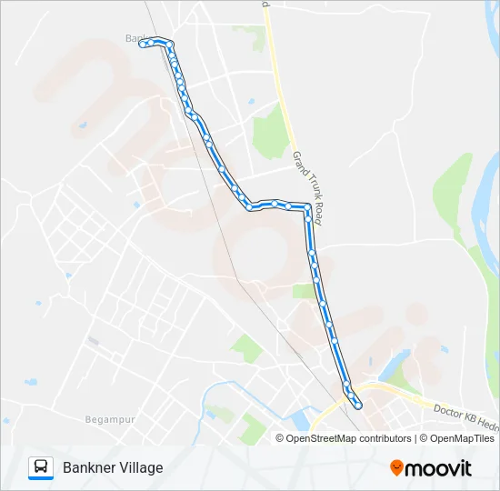 109 Bus Line Map