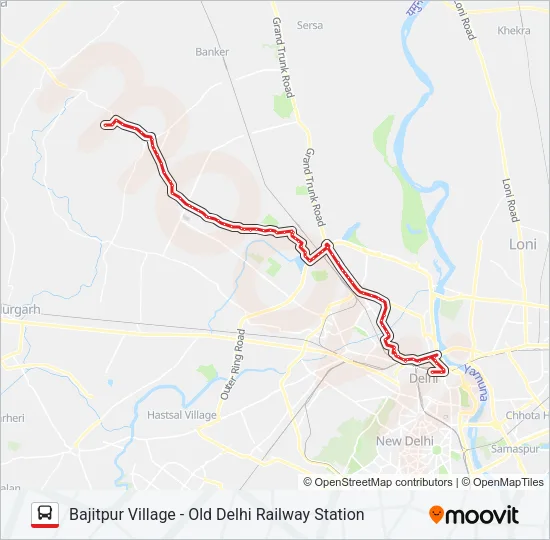 119 Bus Line Map