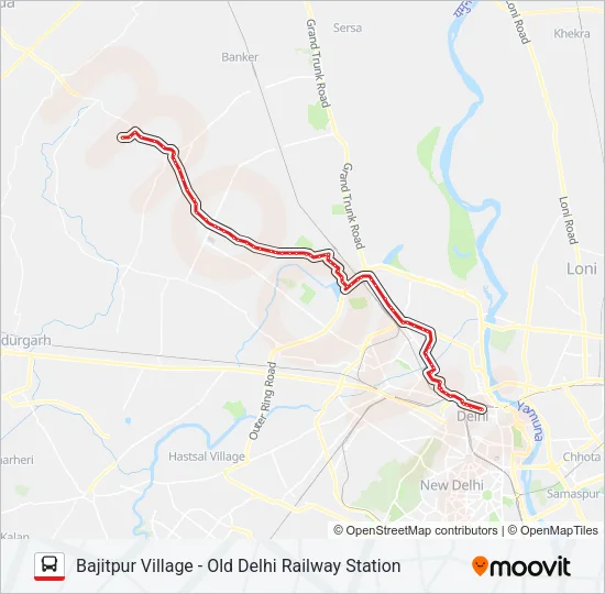 119 Bus Line Map
