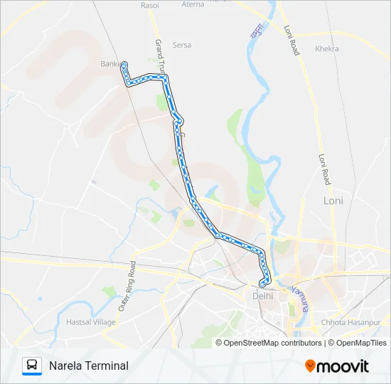 120 Bus Line Map