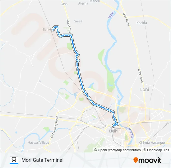 120 Bus Line Map