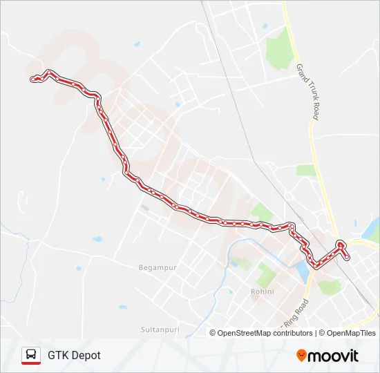 119 Bus Line Map