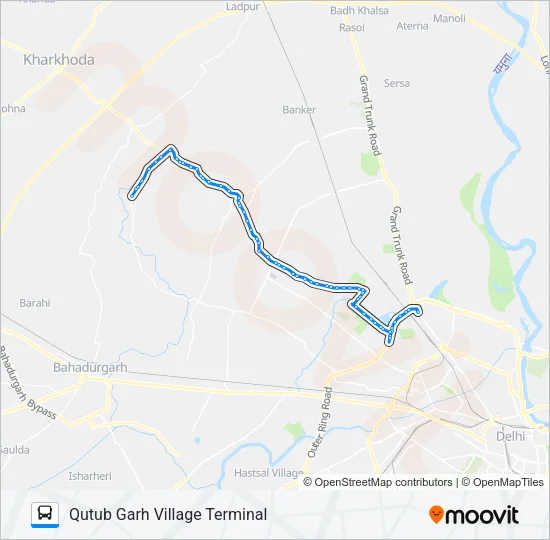106 Bus Line Map