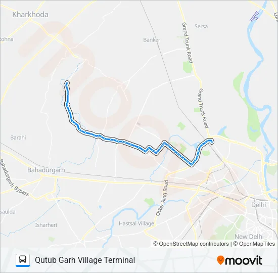 114C Bus Line Map