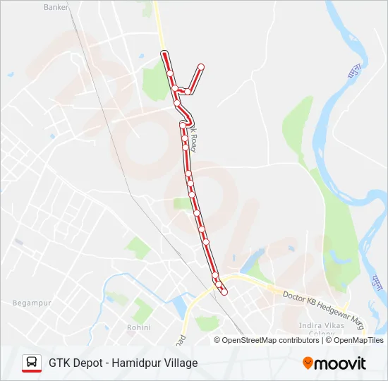 138STL Bus Line Map