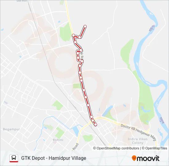 138STL Bus Line Map