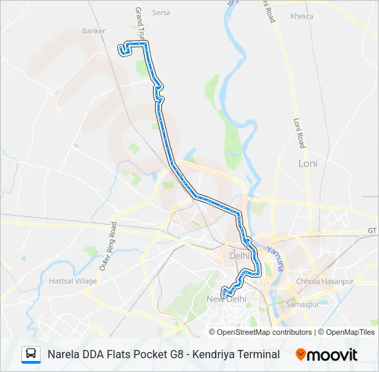 120C Bus Line Map