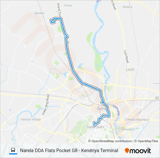120C Bus Line Map