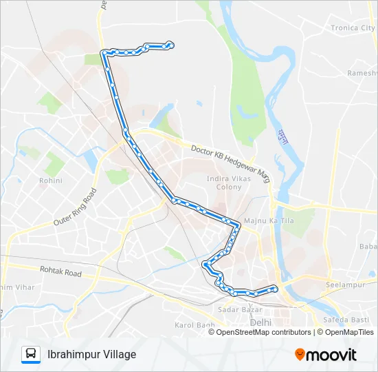 134 Bus Line Map