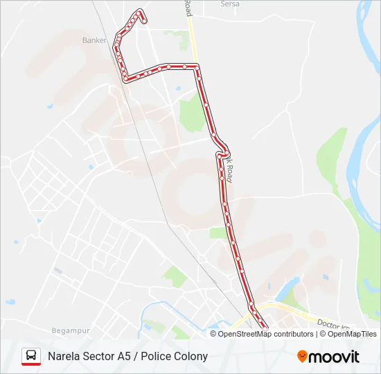 173 Bus Line Map