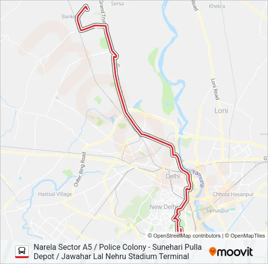 173 Bus Line Map