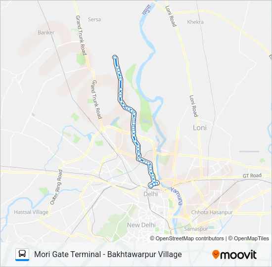 162 Bus Line Map