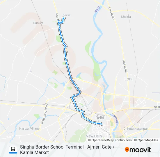 144A Bus Line Map