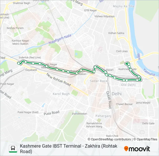 233STL Bus Line Map