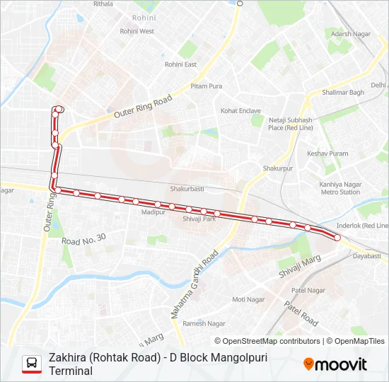 232 Bus Line Map