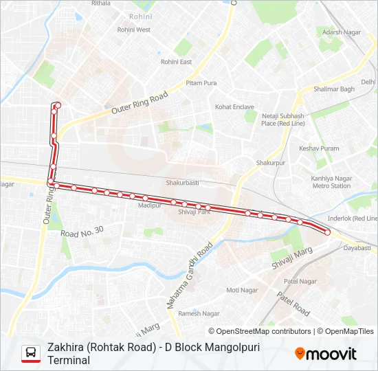 232 Bus Line Map