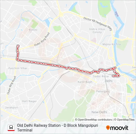 232 Bus Line Map